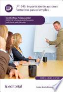 libro Impartición De Acciones Formativas Para El Empleo. Ssce0110 disponible para descarga libro Impartición De Acciones Formativas Para El Empleo. Ssce0110