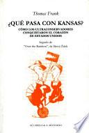 libro ¿qué Pasa Con Kansas? disponible para descarga libro ¿qué Pasa Con Kansas?