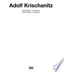 libro Adolf Krischanitz