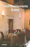 libro Cool Restaurants Rome