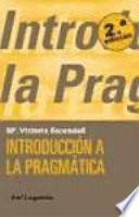 libro Introducción A La Pragmática