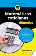 libro Matemáticas Cotidianas Para Dummies