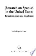 libro Research On Spanish In The United States