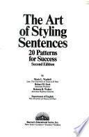 libro The Art Of Styling Sentences