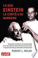 libro Lo Que Einstein Le Contó A Su Barbero