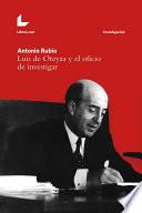 libro Luis De Oteyza Y El Oficio De Investigar