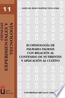 libro Ecofisiología De  Palmaria Palmata  Con Relación Al Contenido De Nutrientes Y Aplicación Al Cultivo