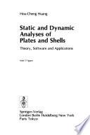 libro Static And Dynamic Analyses Of Plates And Shells