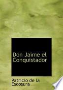 libro Don Jaime El Conquistador