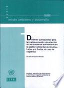 Desafíos Y Propuestas Para La Implementación Más Efectiva De Instrumentos Económicos En La Gestión Ambiental De América Latina Y El Caribe