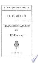 El Correo Y La Telecomunicación En España