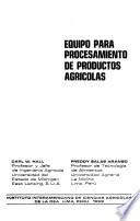 Equipo Para Procesamiento De Productos Agricolas