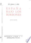 libro España Bajo Los Borbones