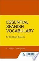 libro Essential Spanish Vocabulary For Caribbean Students