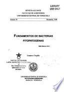 Fundamentos De Bacterias Fitópatogenas