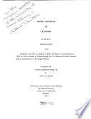 Hechos Historicos De California, As Told To Thomas Savage, 1878