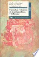 Manual De Evaluación En Psicología Clínica Y De La Salud