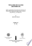 Tesauro De Datos Históricos: N R