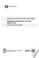 Transparencia Presupuestaria En El Perú Y América Latina