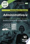 libro Administrativo/a Del Sas. Temario Específico. Volumen 2