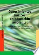 Conocimientos Básicos En Educación Ambiental