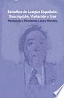 Estudios De Lengua Española