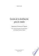 Gestión De La Distribución Guía De Estudio