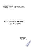Los Agentes Educativos En La Educación No Formal