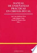 libro Manual De Enseñanzas Prácticas En Cirugía Bucal