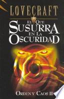 libro El Que Susurra En La Oscuridad