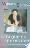 Para Que No Me Olvides