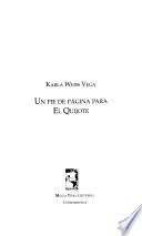 Un Pie De Página Para El Quijote