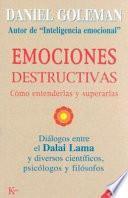 libro Emociones Destructivas