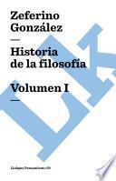 Historia De La Filosofía. Volumen I