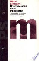 Observaciones De La Modernidad