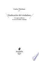 libro Vindicación Del Ciudadano