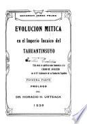 Evolución Mítica En El Imperio Incaico Del Tahuantinsuyo