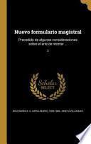 libro Spa Nuevo Formulario Magistral
