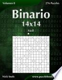 libro Binario 14x14   Fácil   Volumen 8   276 Puzzles
