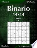 libro Binario 14x14   Medio   Volumen 9   276 Puzzles