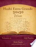 libro Hashi Extra Grande 30x30 Deluxe   Volumen 4   255 Puzzles
