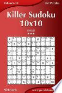 libro Killer Sudoku 10x10   Difícil   Volumen 10   267 Puzzles