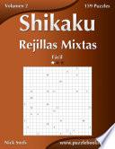 libro Shikaku Rejillas Mixtas   Fácil   Volumen 2   159 Puzzles