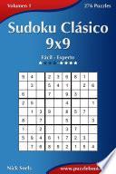libro Sudoku Clásico 9x9   De Fácil A Experto   Volumen 1   276 Puzzles