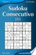 libro Sudoku Consecutivo   Experto   Volumen 5   276 Puzzles