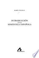 Introducción A La Semántica Española