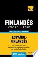 Vocabulario Español Finlandés   3000 Palabras Más Usadas