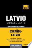 libro Vocabulario Español Latvio   5000 Palabras Más Usadas