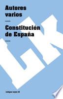 Constitución De España