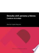 libro Derecho Civil: Persona Y Bienes. Cuaderno De Trabajo
